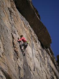 Climbing at Mill Creek