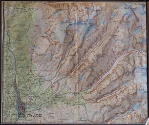Huaraz Lazy Dog Inn Topo Map