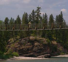 Spotted Bear Footbridge Wayne