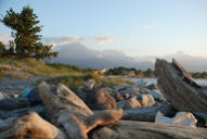 La Ceiba with Pico Bonito in the background
